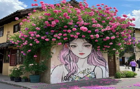 都江堰怎么设计网红打卡墙绘