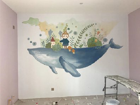 都江堰手绘墙的特点及优势。